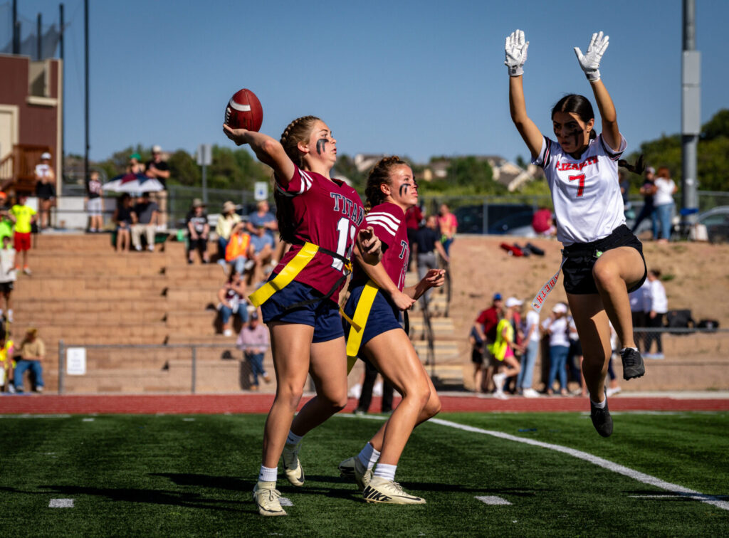 The Class 4A flag football state tournament bracket