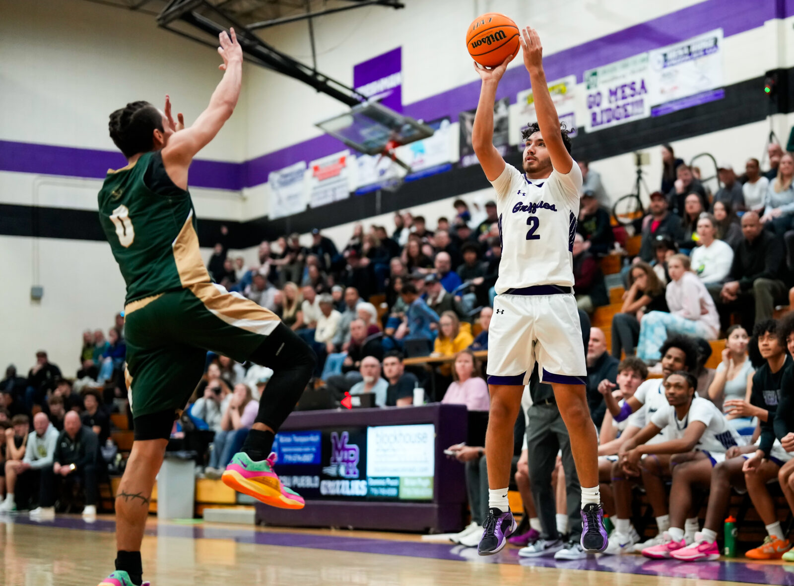 Mesa Ridge boys basketball beats Falcon to end regular season