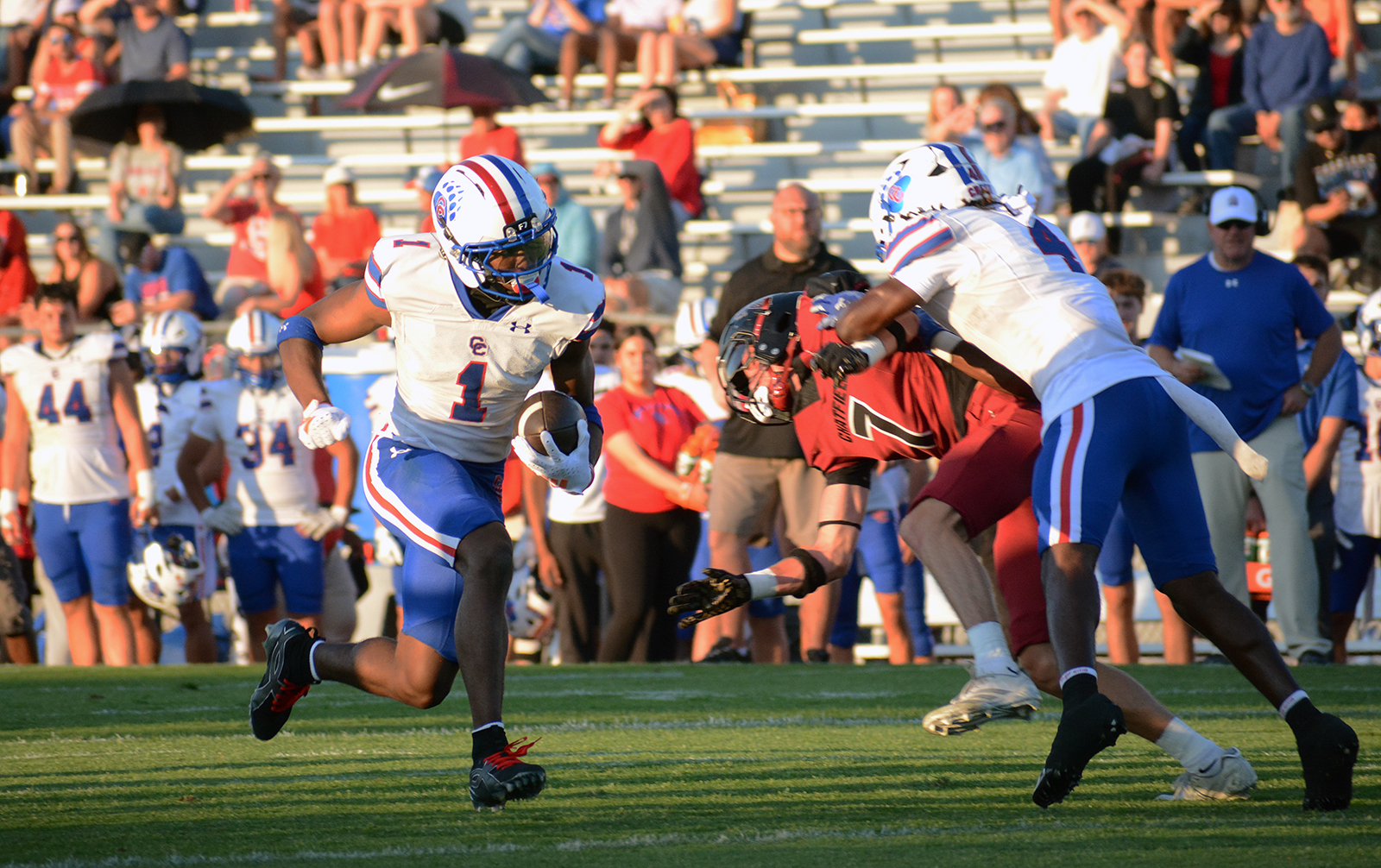 Cherry Creek football survives Zero Week scare against Chatfield at Jeffco Stadium - Colorado Preps