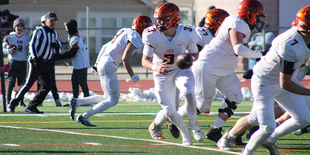 Erie chases down Ponderosa in 4A football quarterfinals