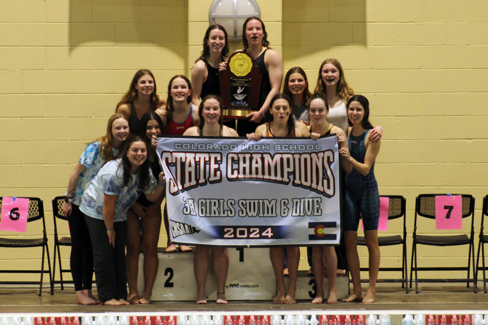 St. Mary's Academy gets thrilling finish for first 3A girls swim title