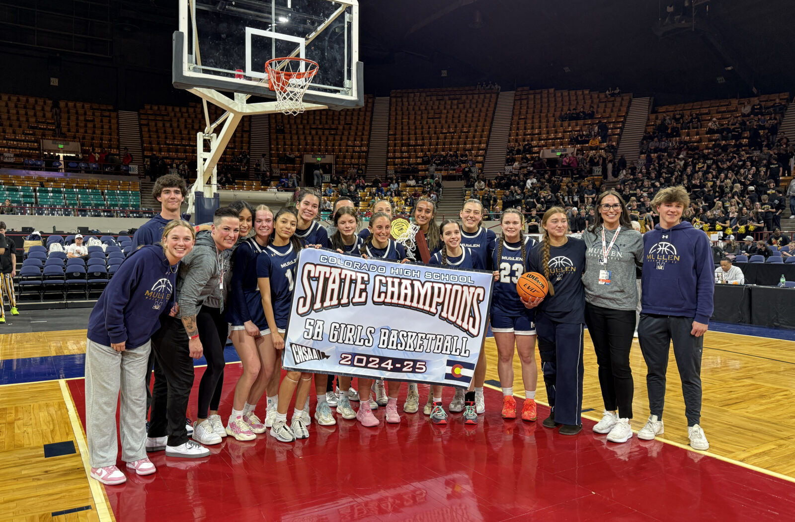 Mullen stuns top-seed Air Academy to claim 5A girls basketball title