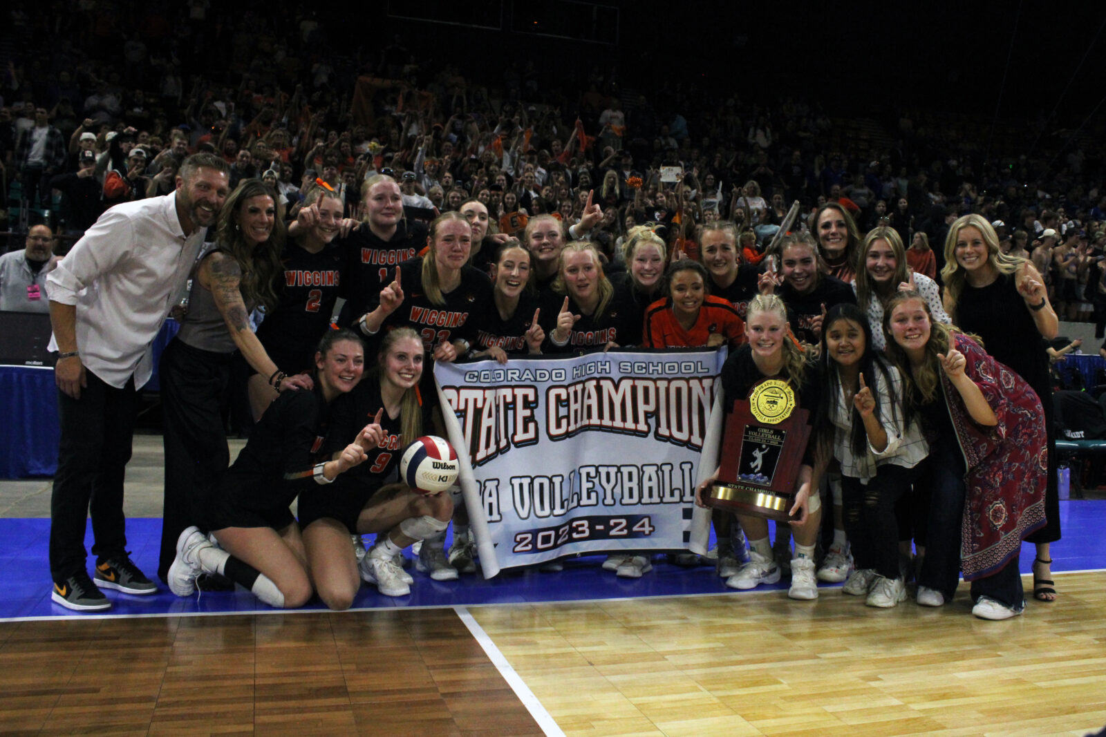 Wiggins bends but doesn't break as it wins 2A volleyball title