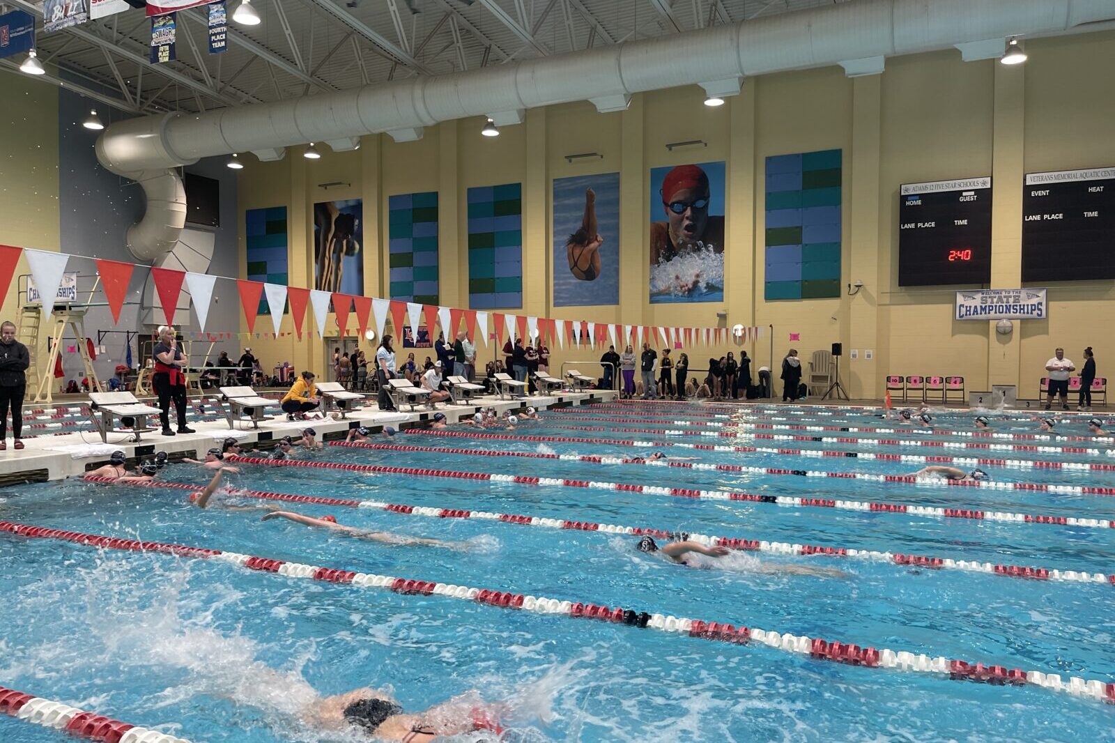 Here's what happened at the 3A girls swim finals at the VMAC