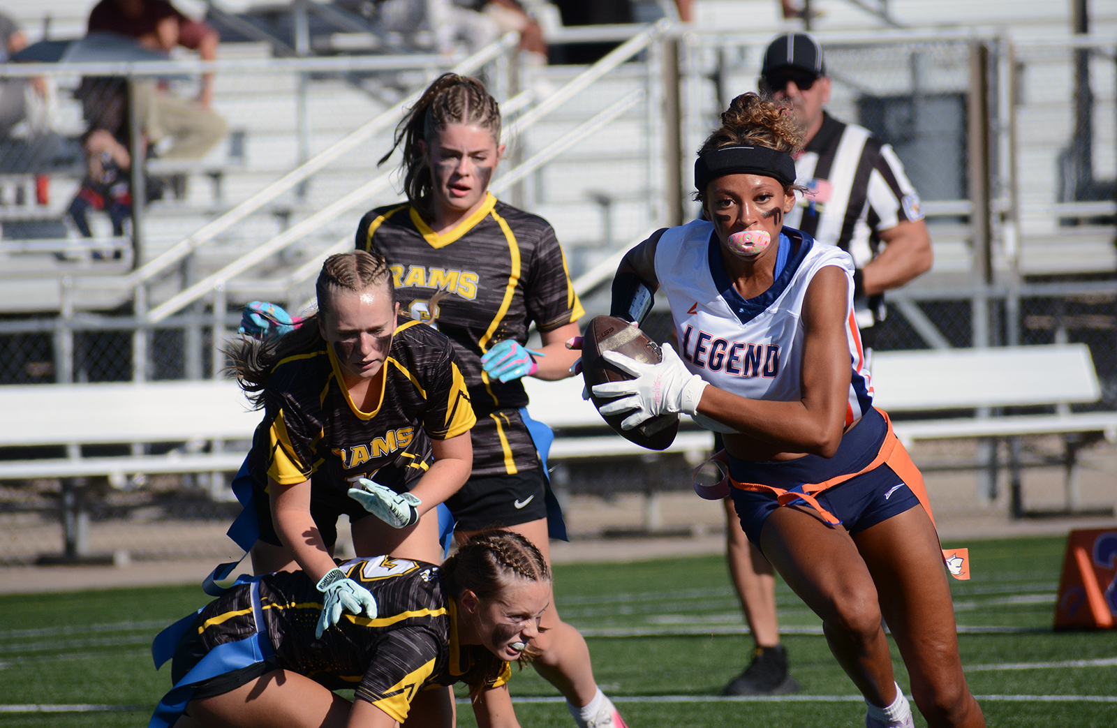 State champion hopefuls clash in flag football season opener at Trailblazer Stadium - Colorado Preps