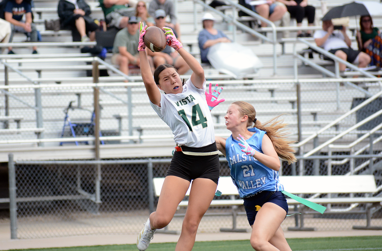 Mountain Vista flag football pushes winning streak to 39 with win over Ralston Valley - Colorado Preps