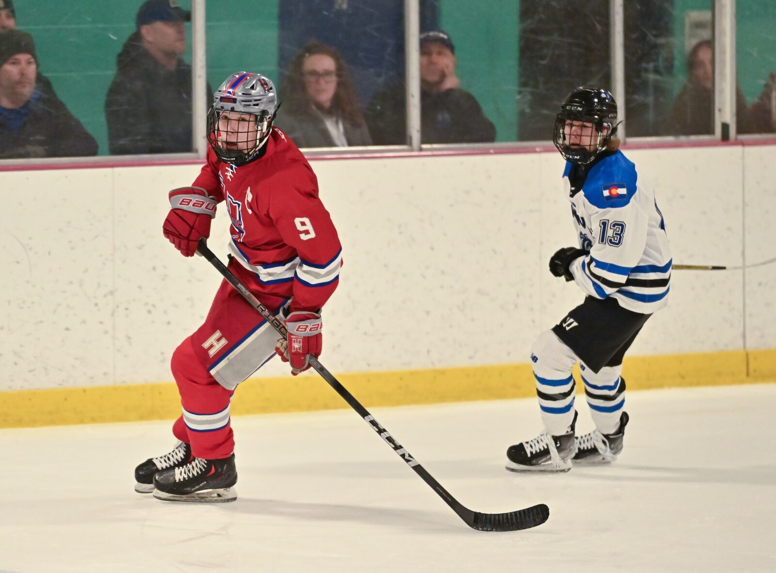 Late goals lift Heritage hockey to critical win over Grandview